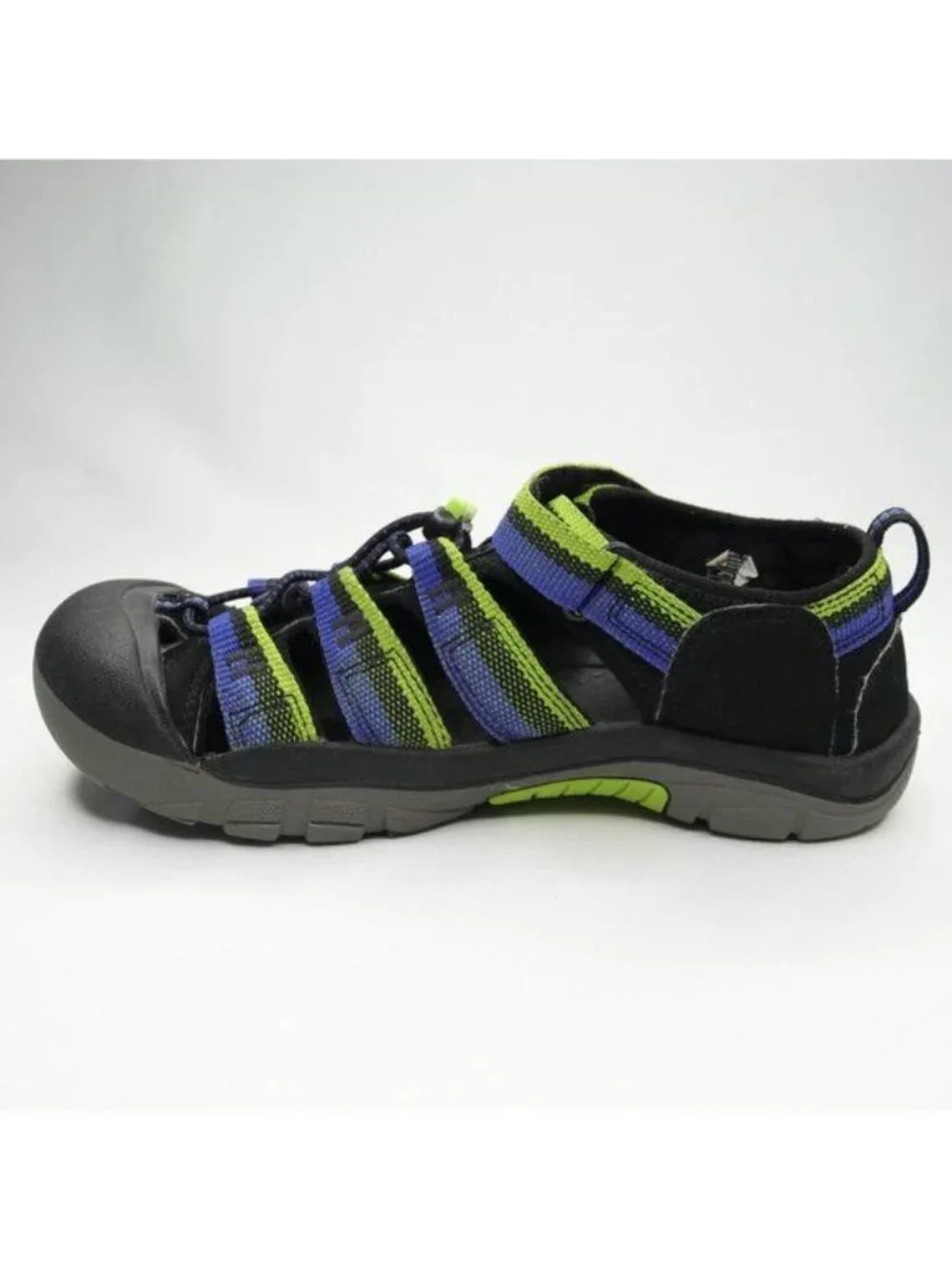 Keen Newport H2 Kids Size 5 Blue Green Slip On Waterproof Fisherman Sandals